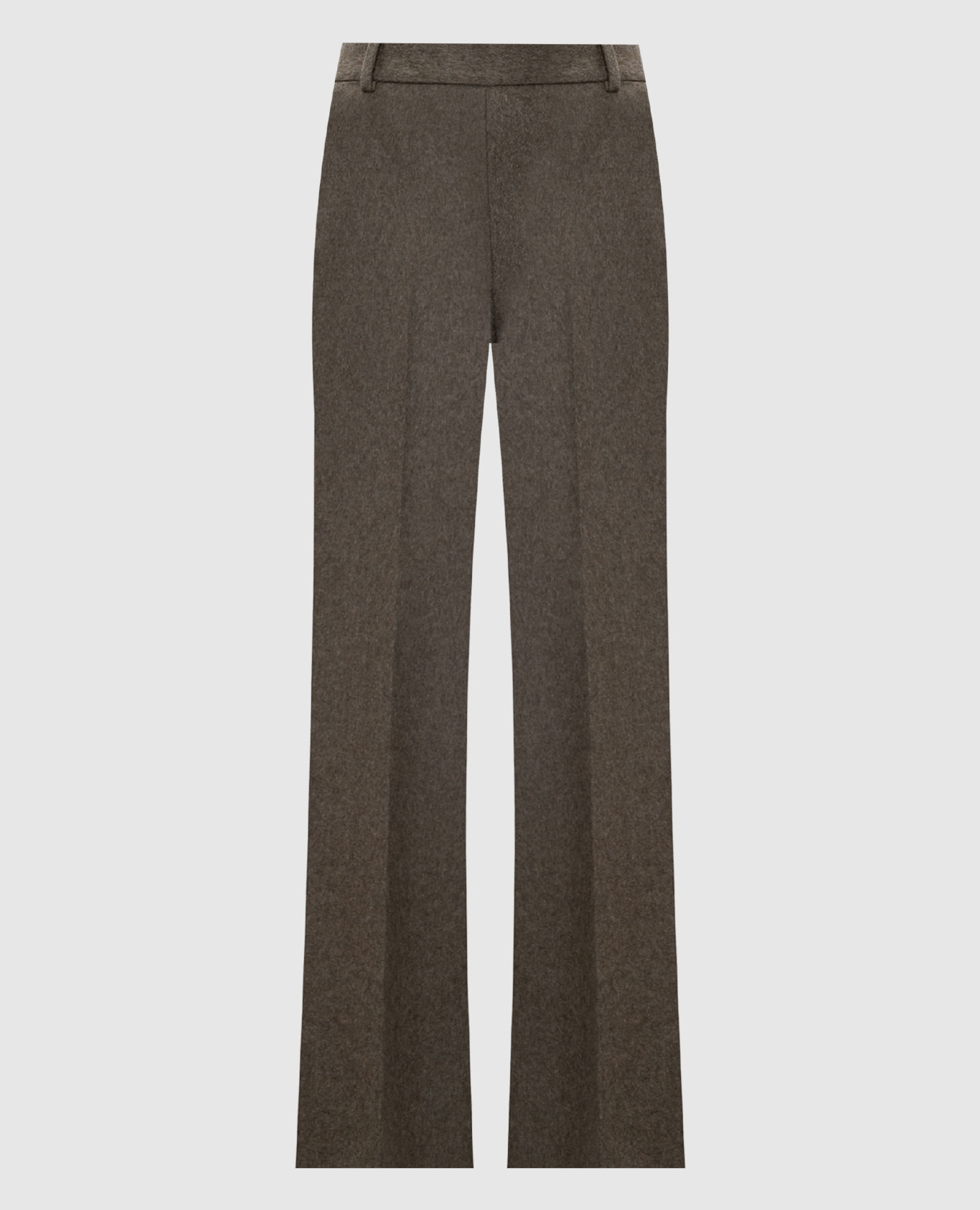 

Khaki flared pants with wool Ermanno Scervino