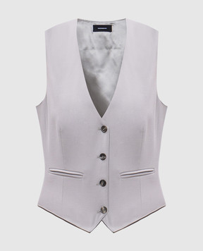 WARDROBE.NYC Gray vest made of wool W1055R12