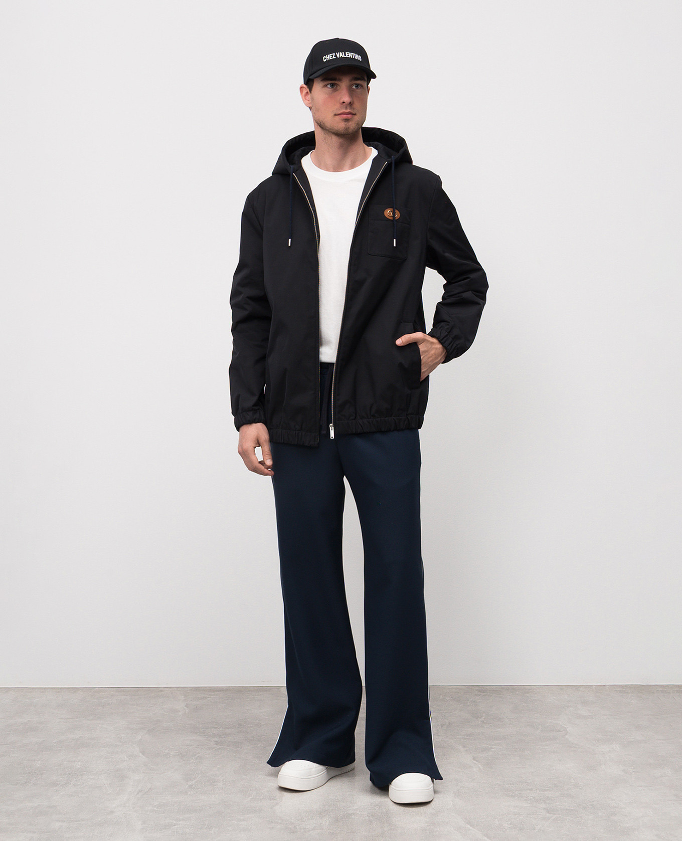 Black jacket with VLogo emblem Valentino 2
