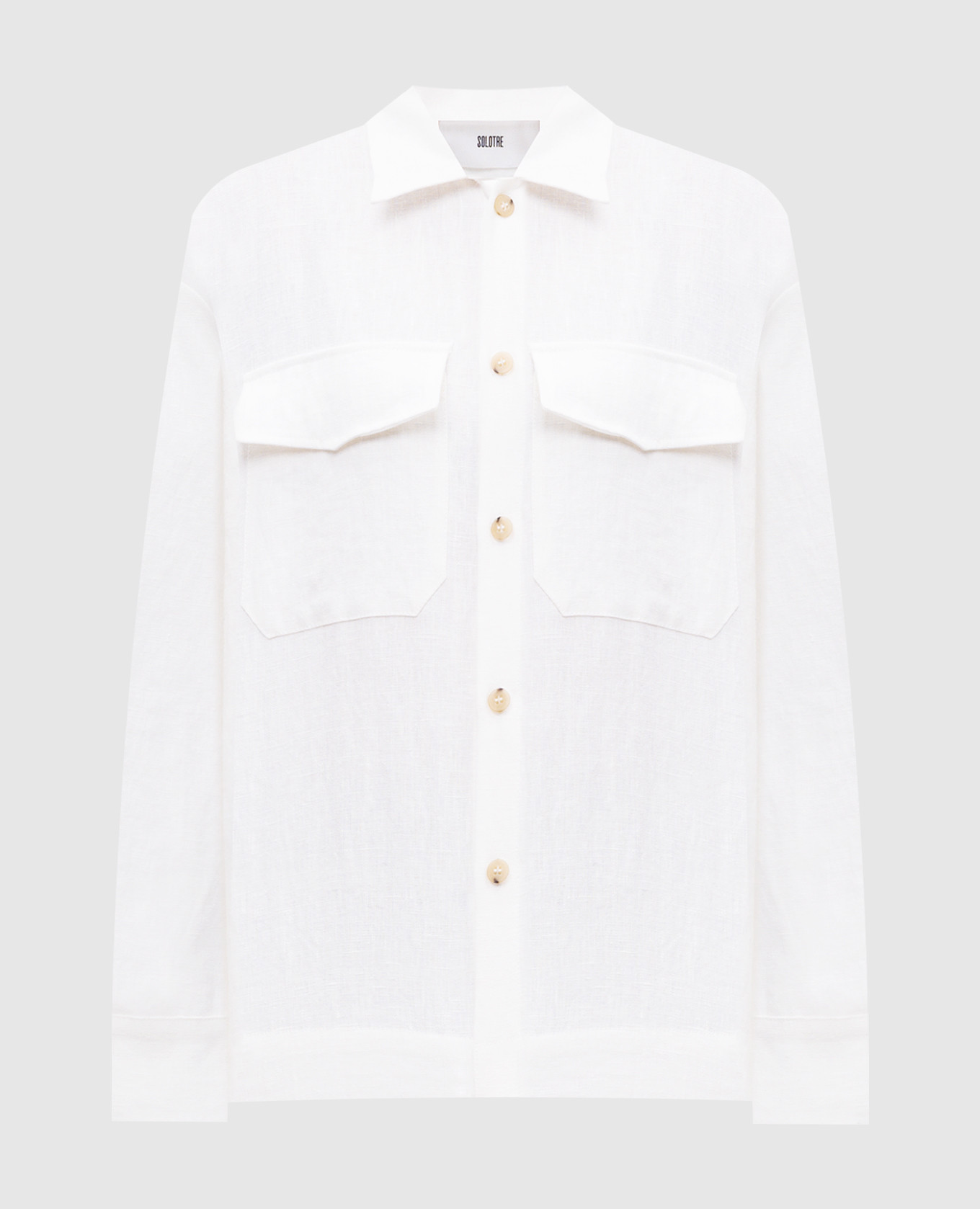 

White linen shirt Solotre