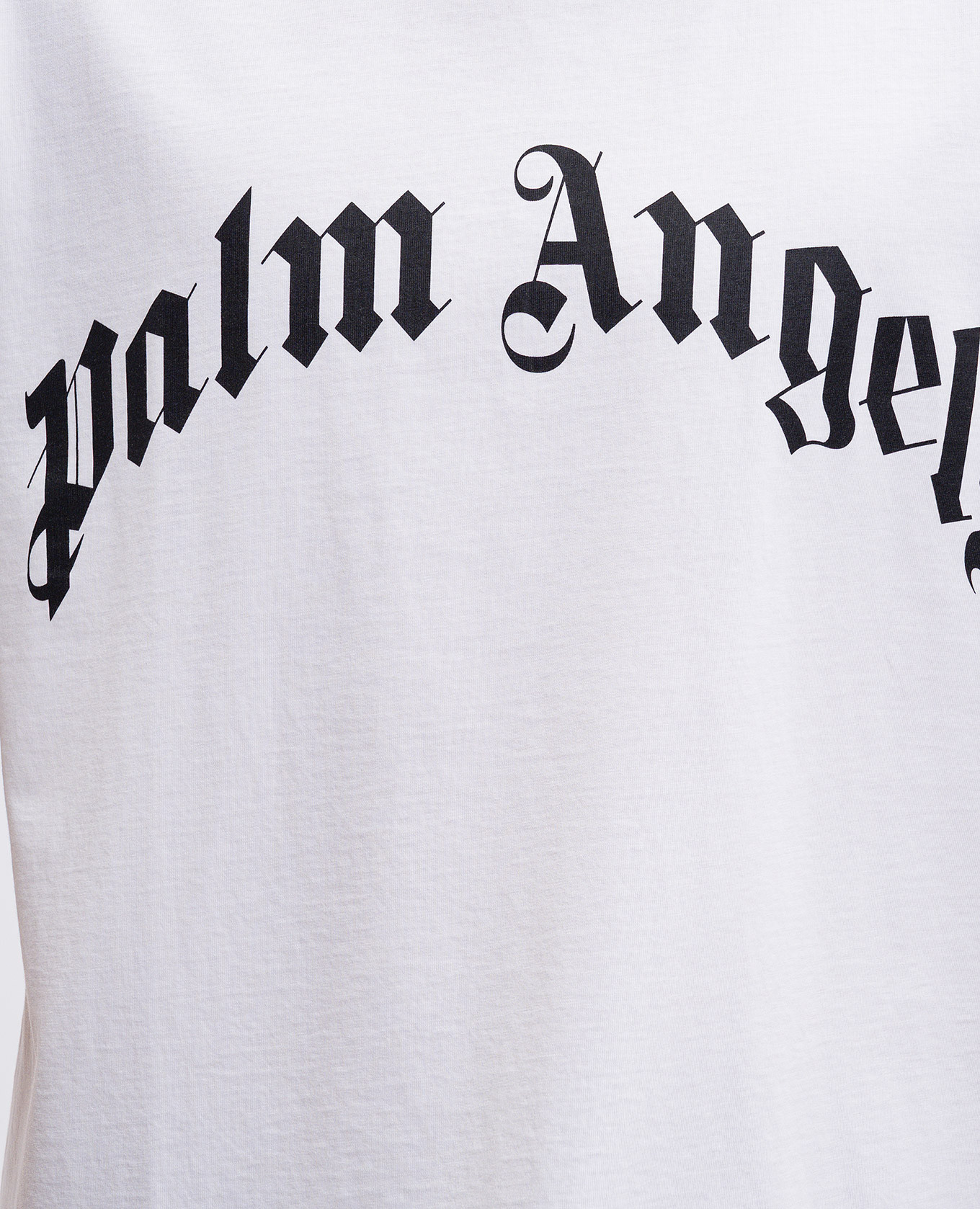 

White T-shirt with logo print Palm Angels