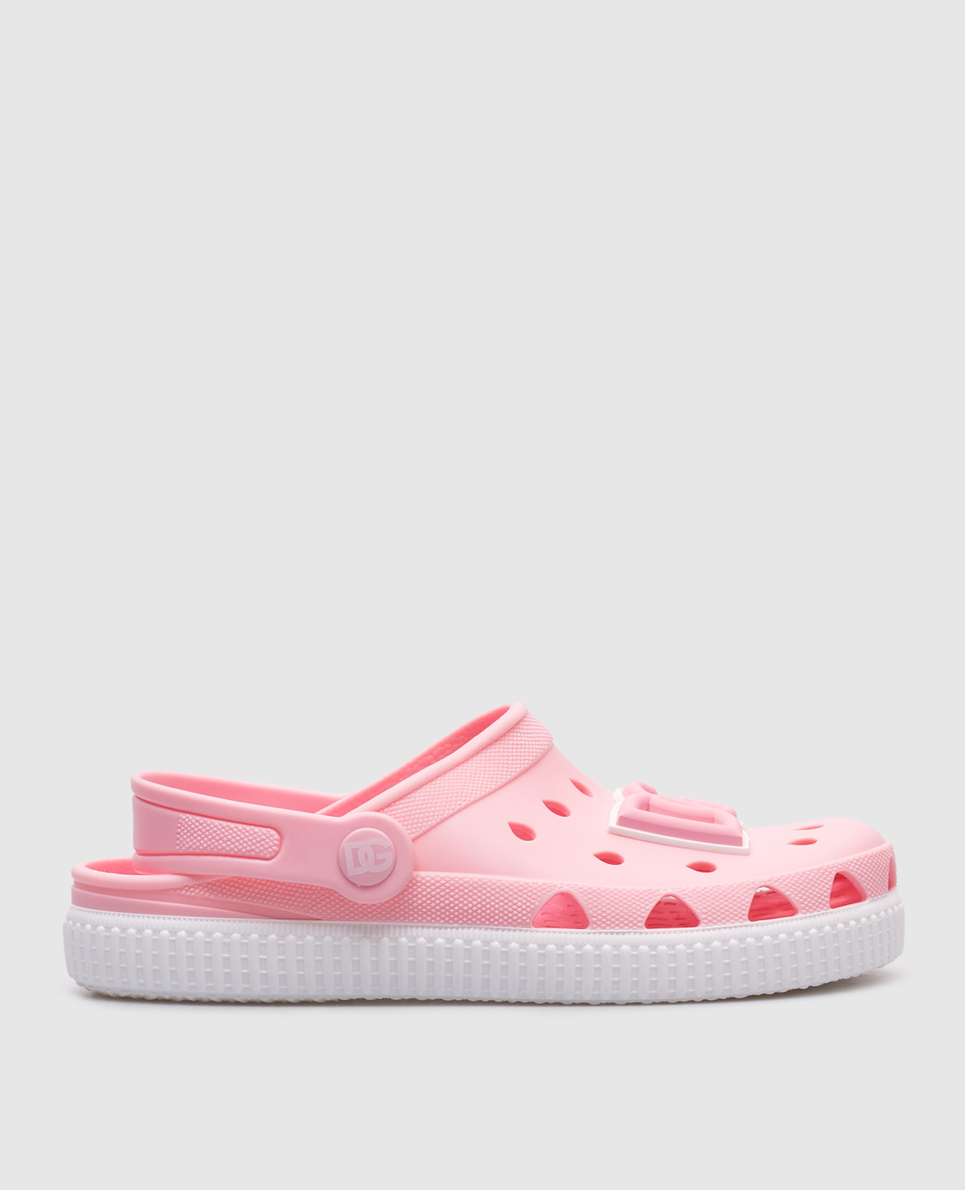 

Children's pink clogs with logo Dolce&Gabbana