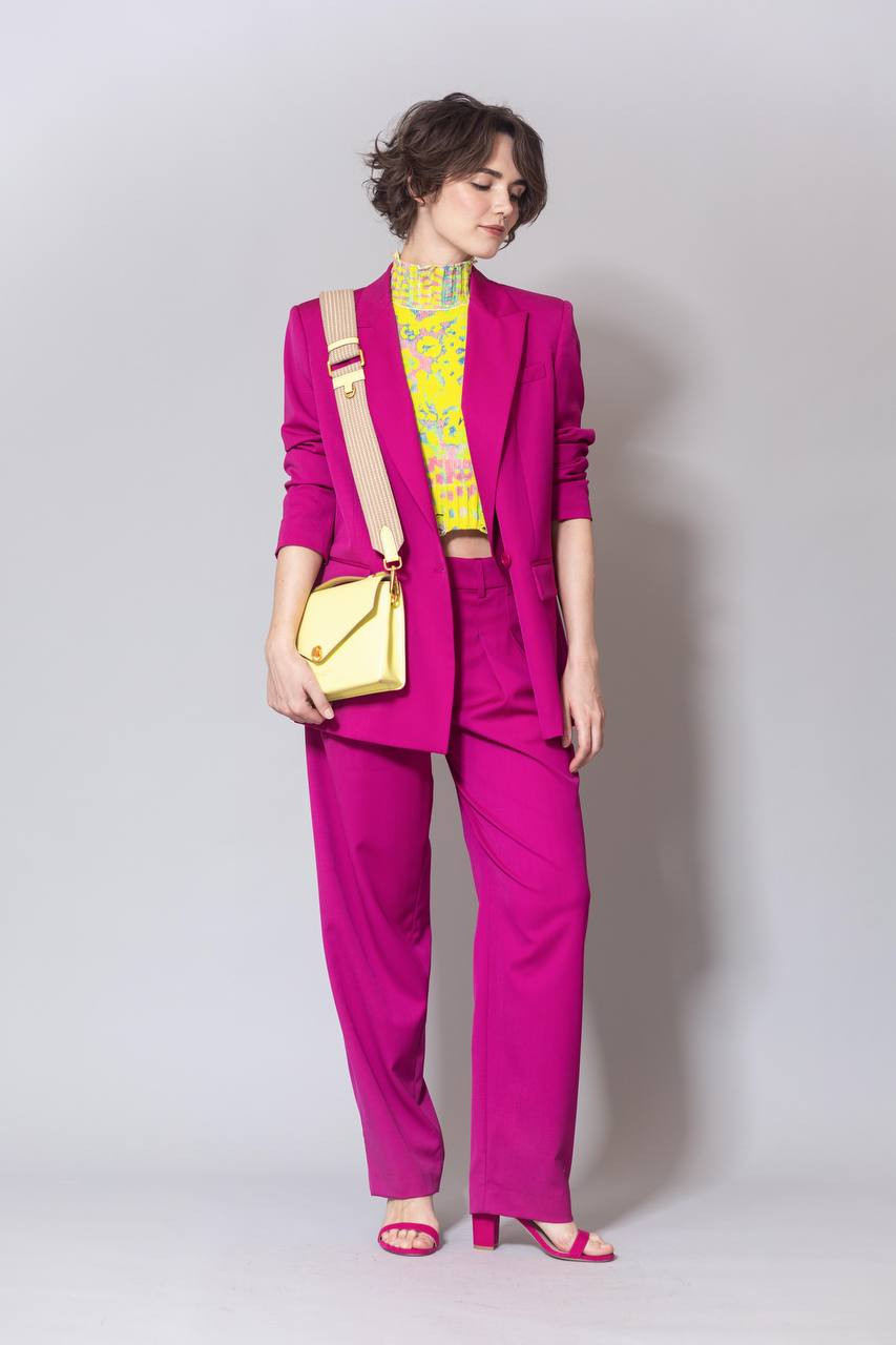 Pink pants made of wool Dondup 7