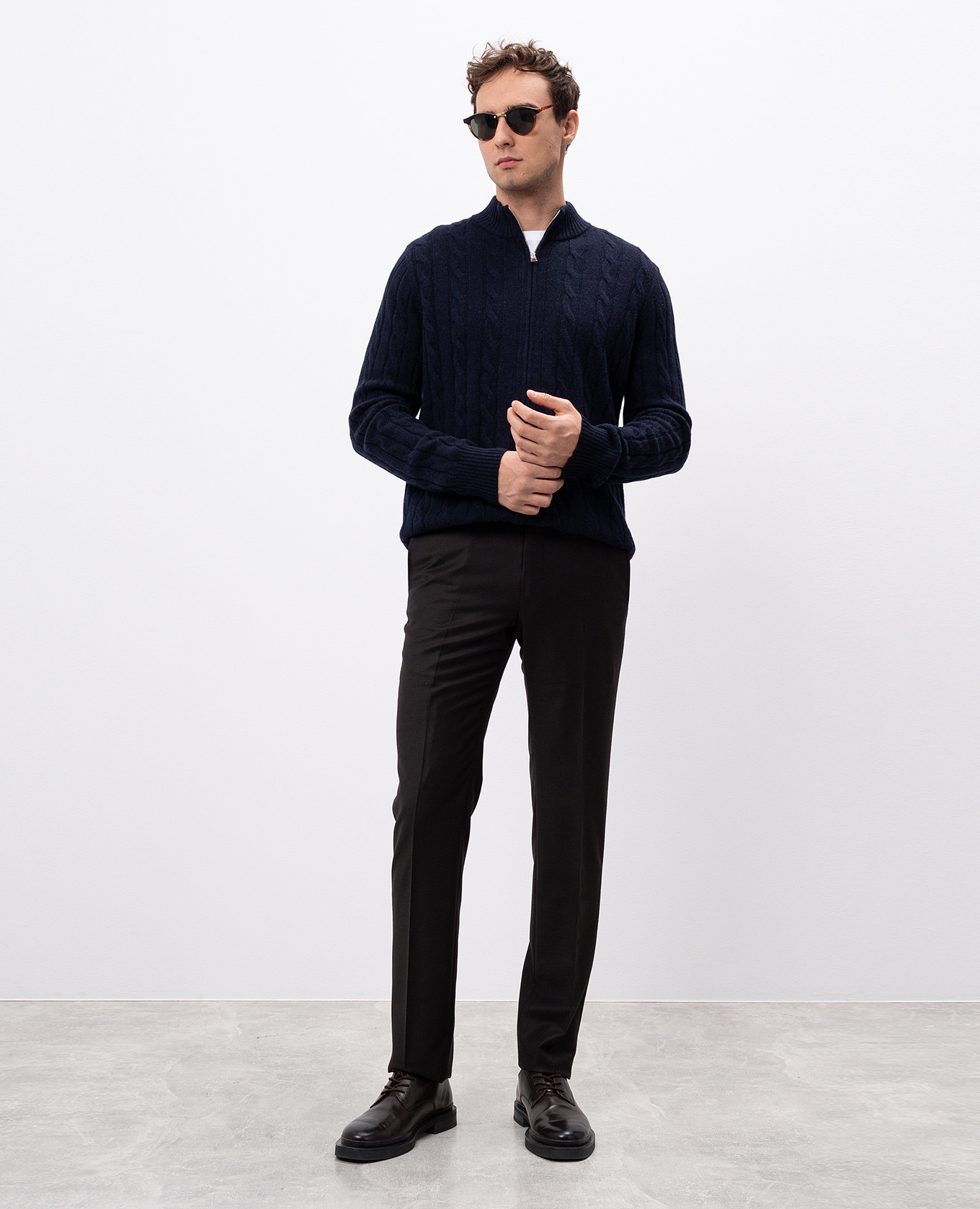 Blue cashmere jumper Cashmere&Whiskey 2