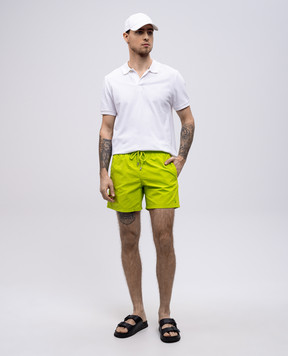 Vilebrequin Requins green swim shorts MOOCD109