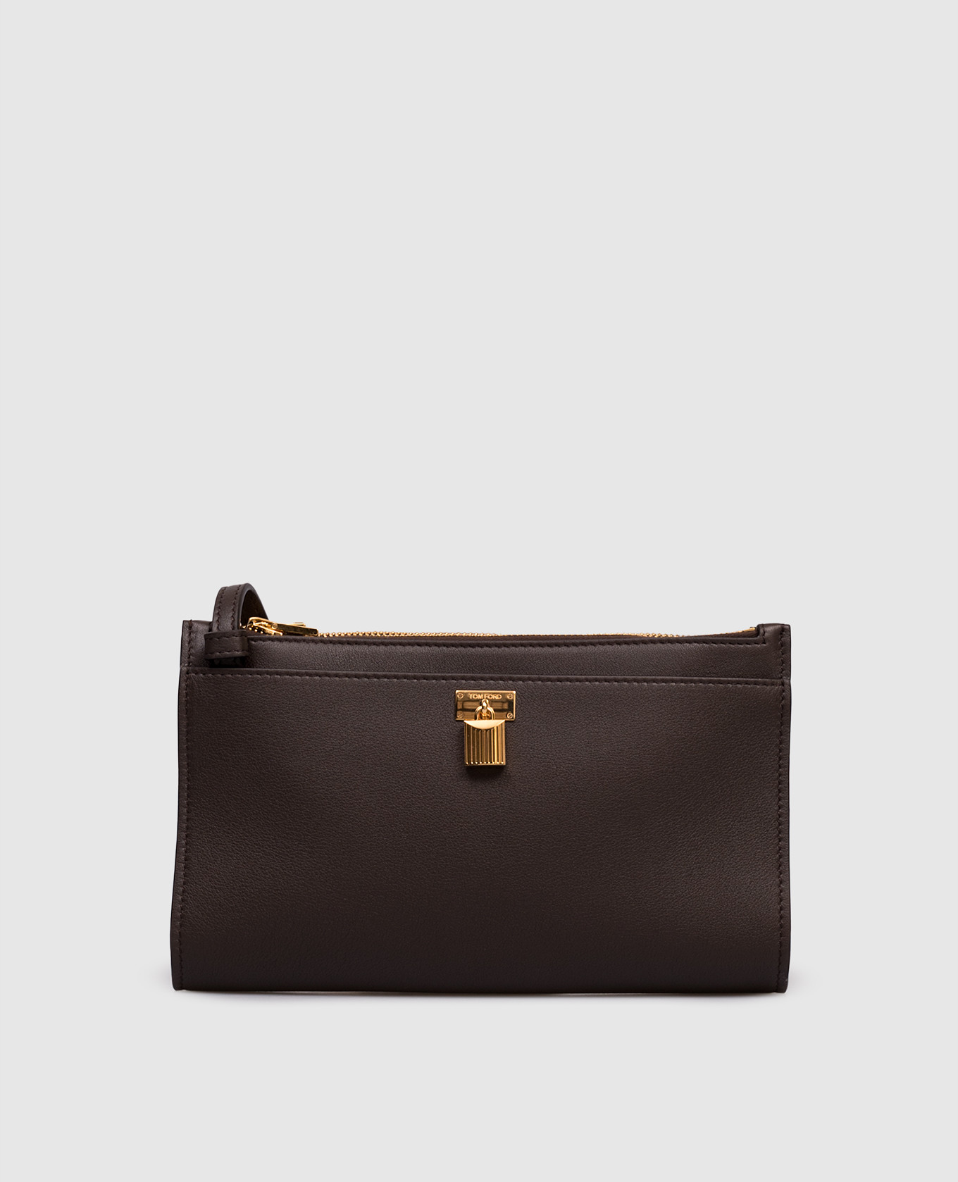 

Brown leather crossbody bag Tom Ford