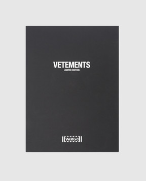 Vetements Black tights in a logo pattern collaboration with Wolford WE64MD400B