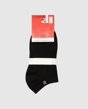 RiminiVeste Pierre Cardin children's set of black socks with logo PC600
