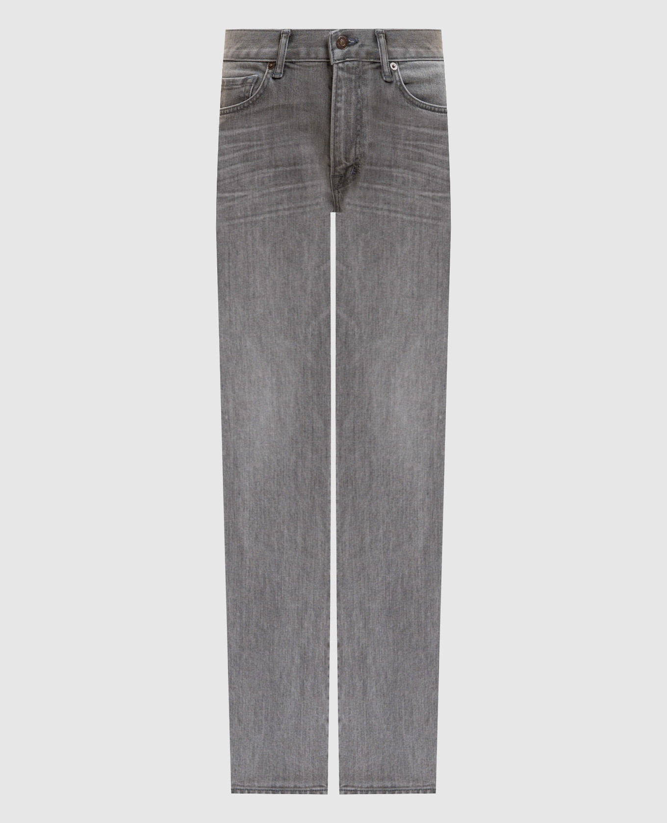 

Grey jeans with logo patch Tom Ford