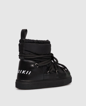 Inuikii Children's black Mountain boots 300100301012632