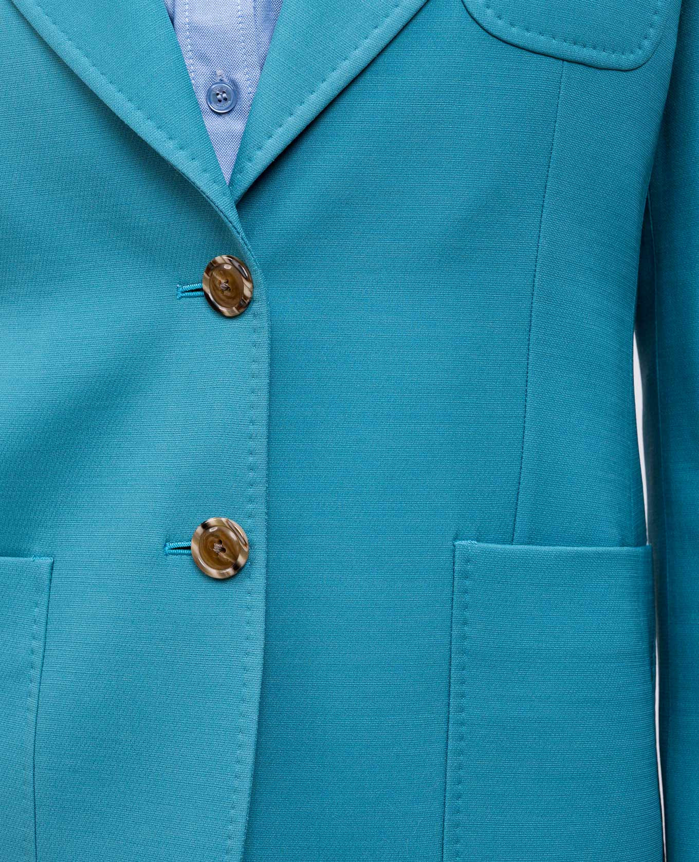 

Blue wool and silk jacket Valentino, Light blue