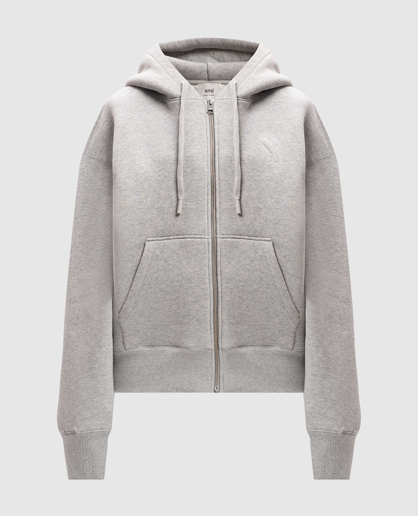 

Gray sports jacket with logo Ami Paris, Grey