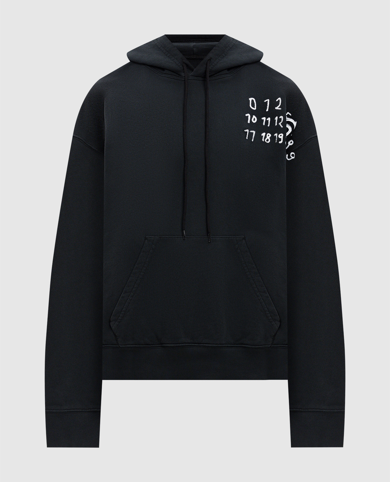 

Gray hoodie with logo print Maison Margiela MM6, Grey