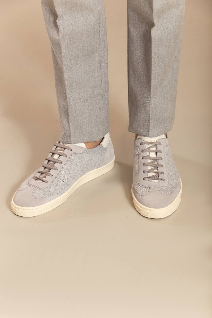 

Grey combination sneakers with logo Brunello Cucinelli