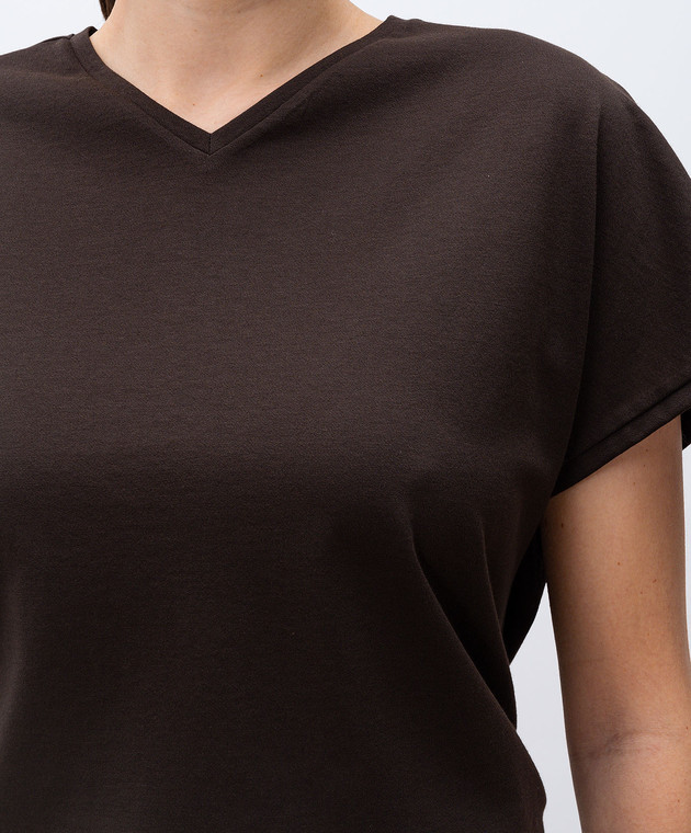 Khaite - Brown Devra T-shirt 2377166 - shop with Denmark