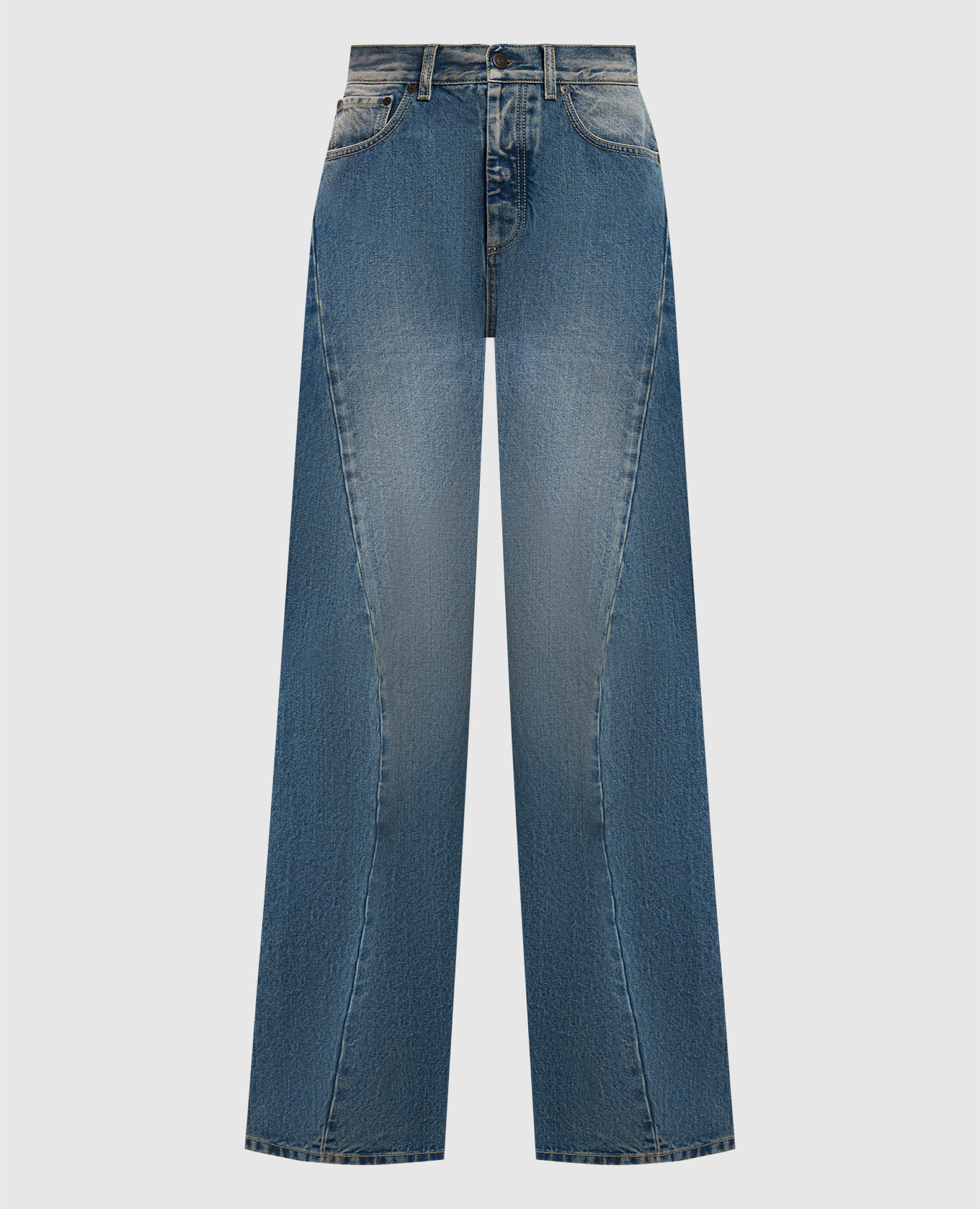 

Blue jeans with logo Maison Margiela, Light blue