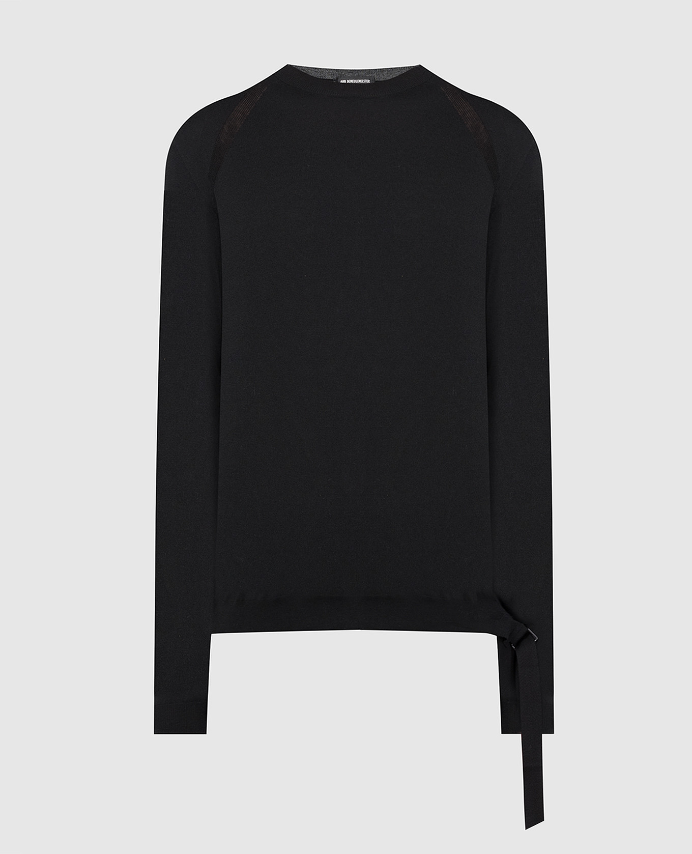 

Geerten black jumper with silk Ann Demeulemeester