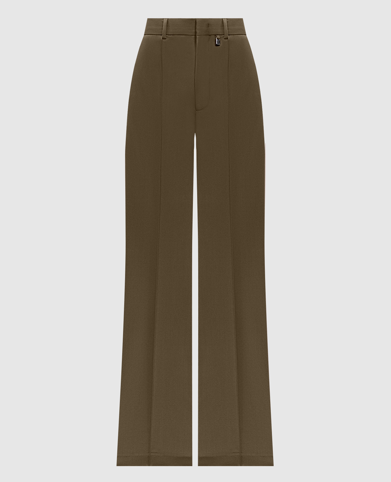 

Khaki pants with logo emblem Giuseppe Di Morabito Milano