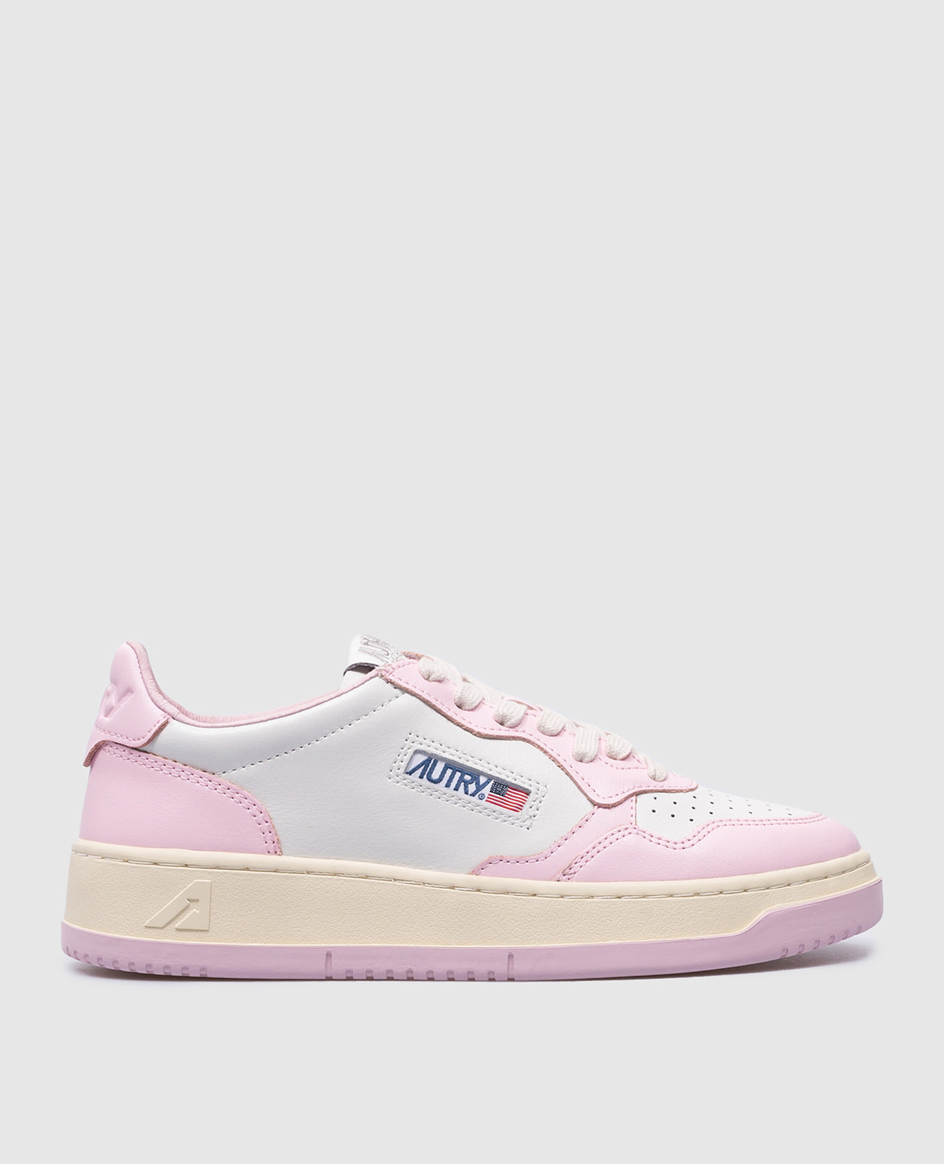 Medalist wb37 pink leather sneakers autry