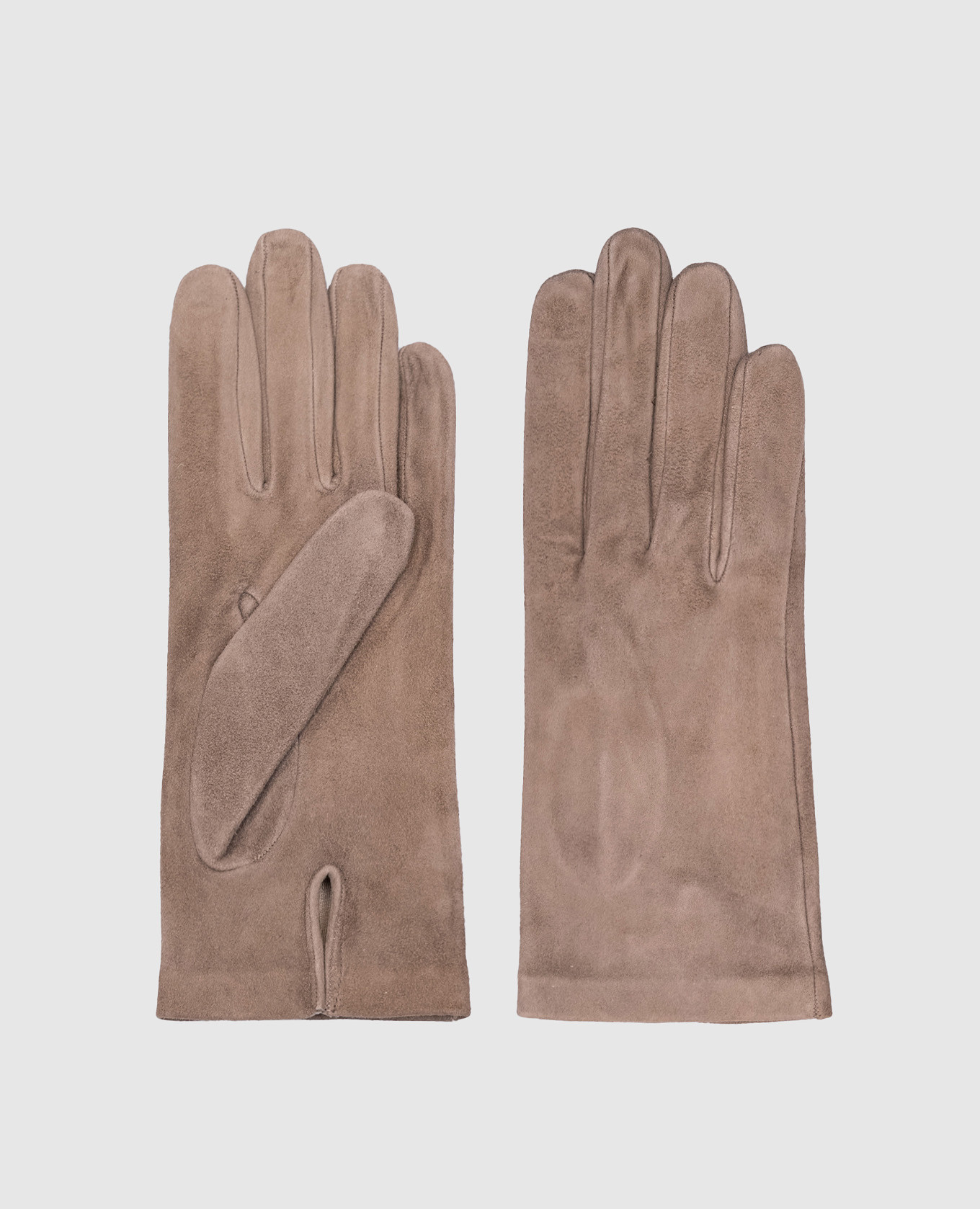 

Beige suede gloves Sermoneta Gloves