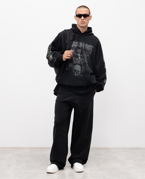 Vetements Black Vengeful Spirit Hoodie UCF76HD650M