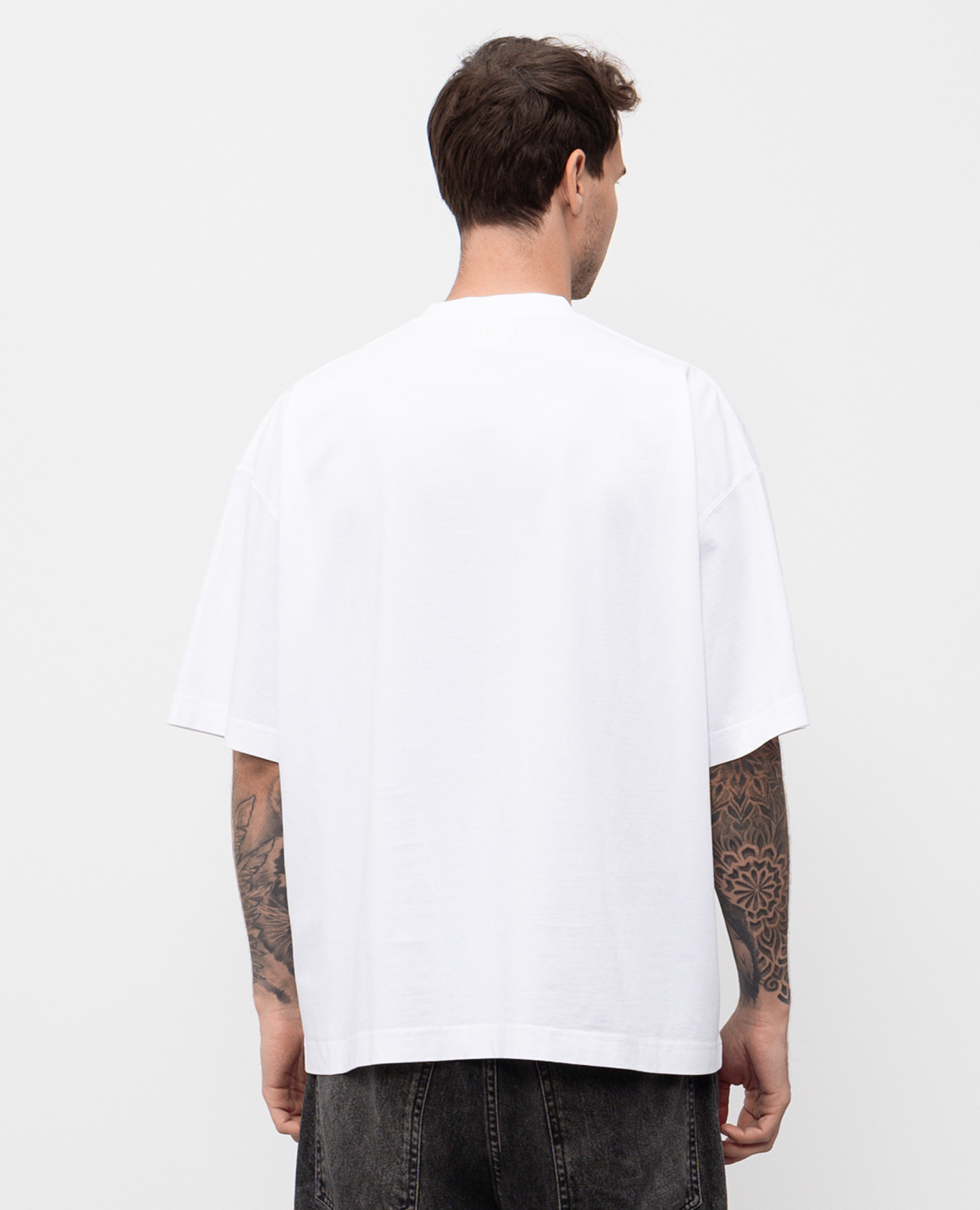 

White T-shirt with logo print Vetements