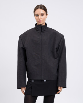 Balenciaga Black jacket with linen 839115TST05