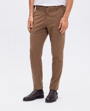 Marco Pescarolo MANU brown pants MANU5009