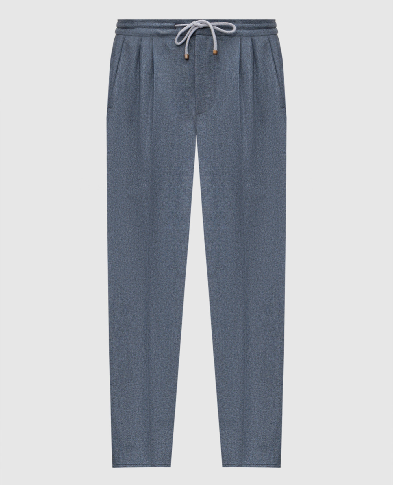 Blue wool pants Brunello Cucinelli