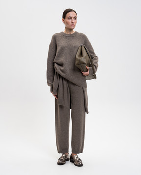 LISA YANG Renske brown cashmere sweater 2023214