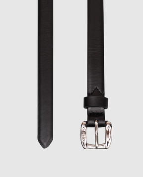 J&M DAVIDSON Bonny black leather belt BBMN0XXSCXX