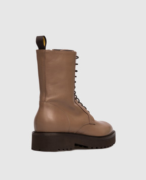 Doucal's Brown leather boots DD8816PHILUF214