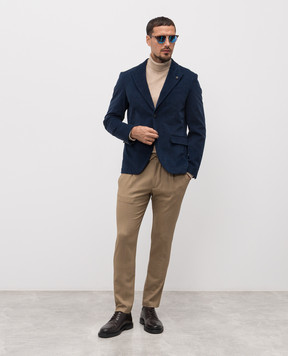 Officina 36 Blue corduroy jacket 132309538