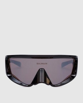 Balmain Espion sunglasses with logo in brown BPS157B138