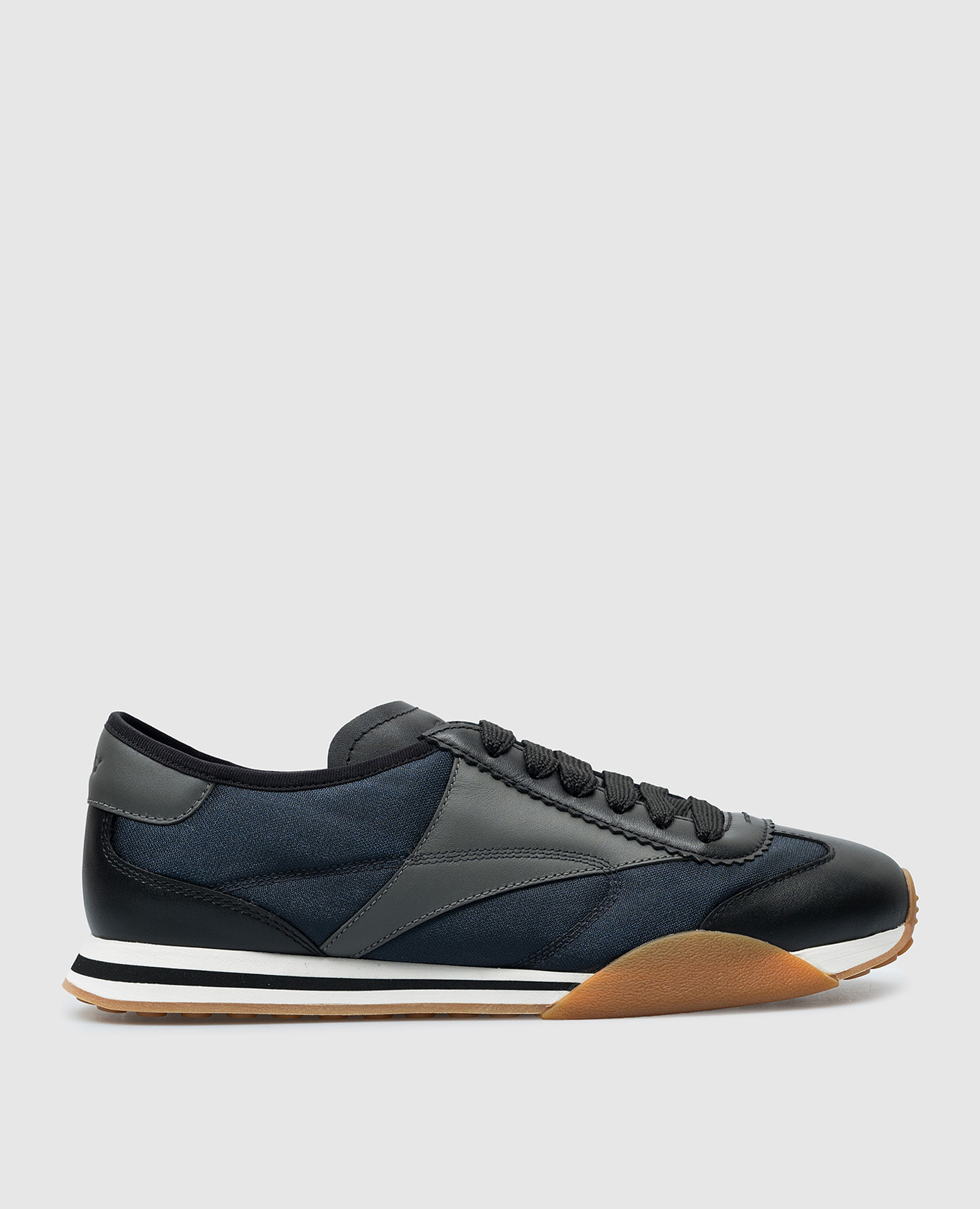 Bally Sussex logo combo sneakers in blue