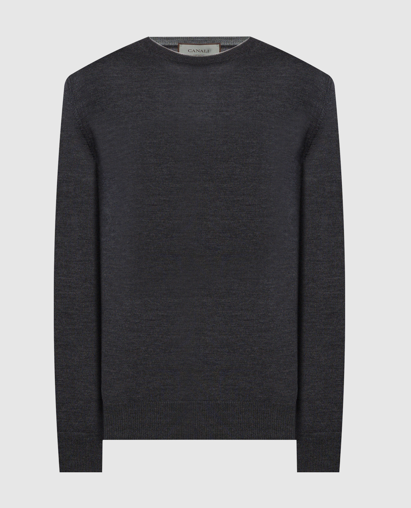 

Gray woolen jumper Canali, Grey