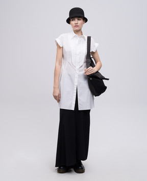 Y`S Yamamoto White asymmetrical blouse YPB03001