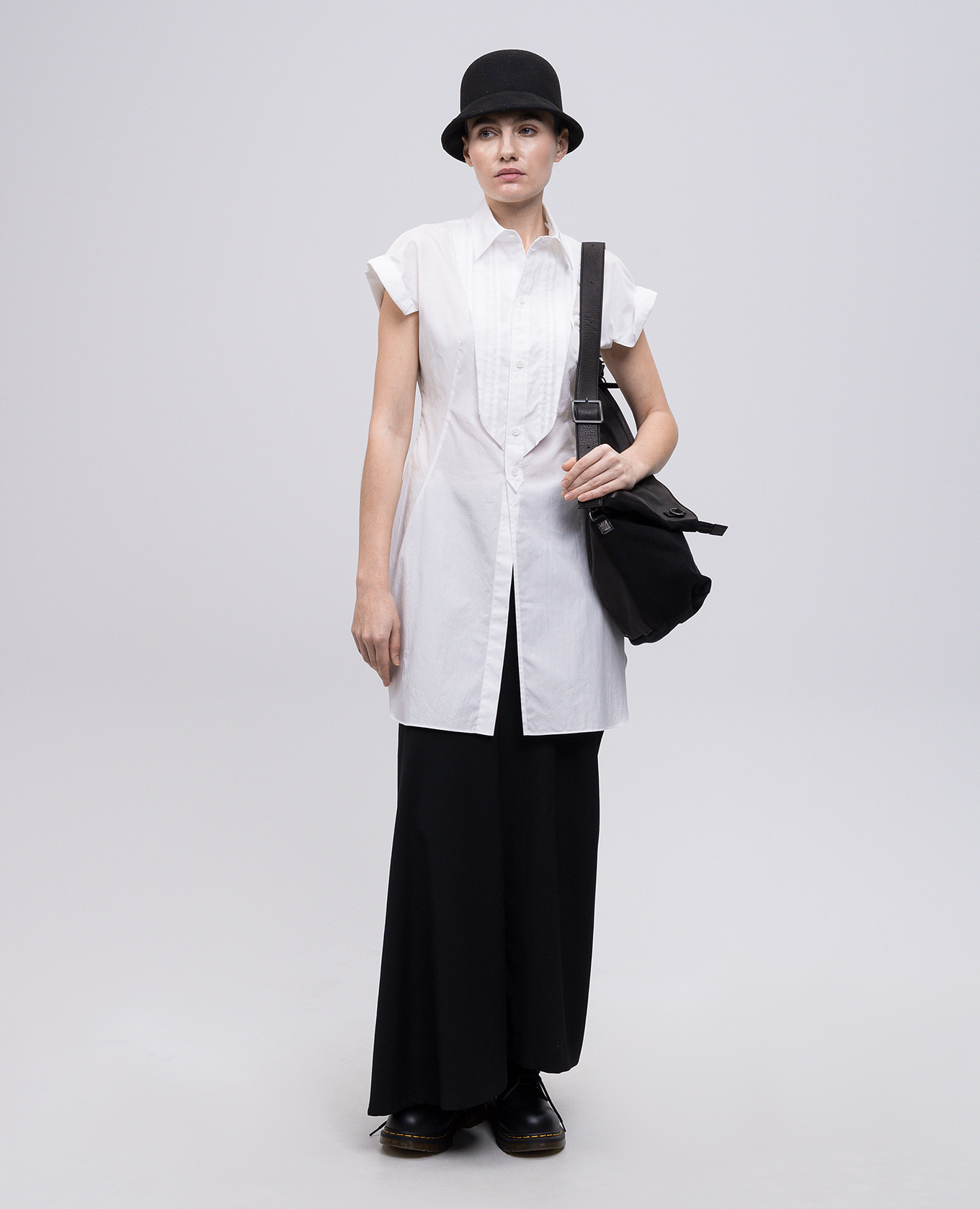 

White asymmetrical blouse Y`S Yamamoto