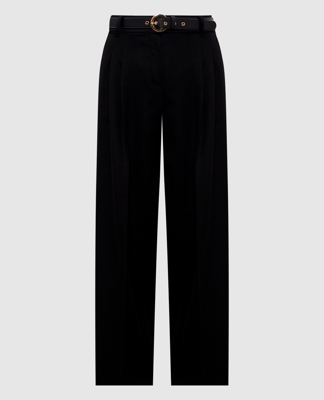 

PARIDE black wool high-rise pants Max Mara