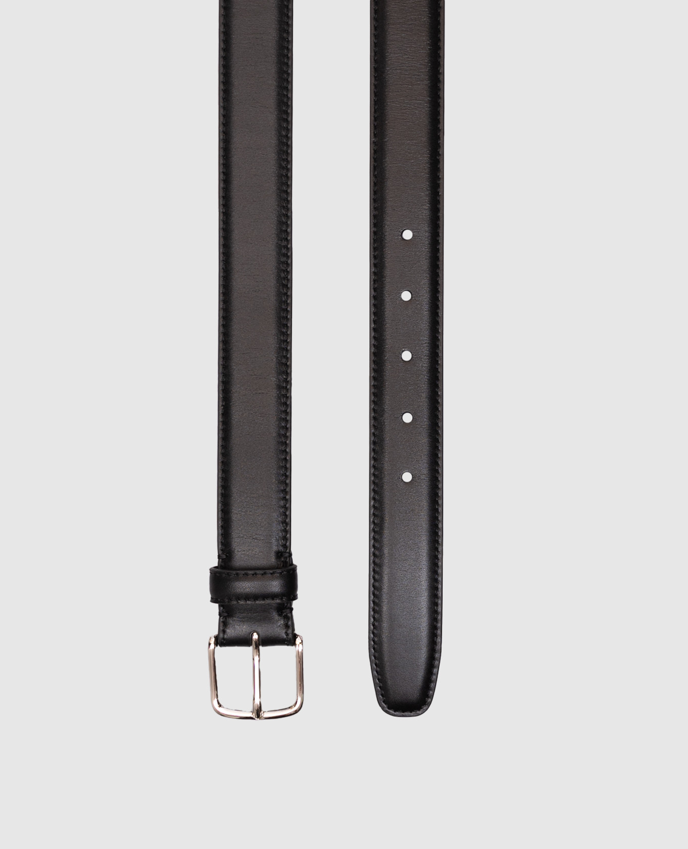 

Black leather belt The Row