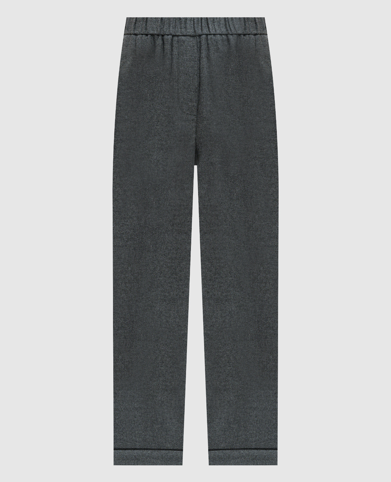 

Gray melange pants with wool Peserico, Grey