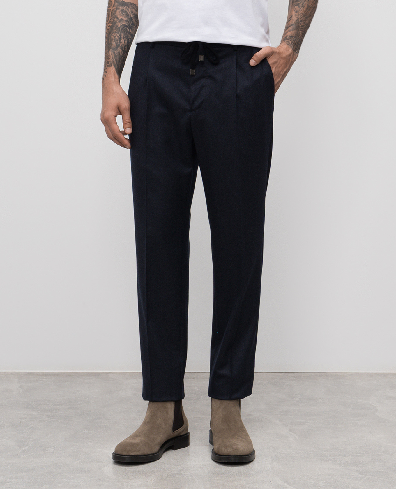 

Blue wool pants Peserico