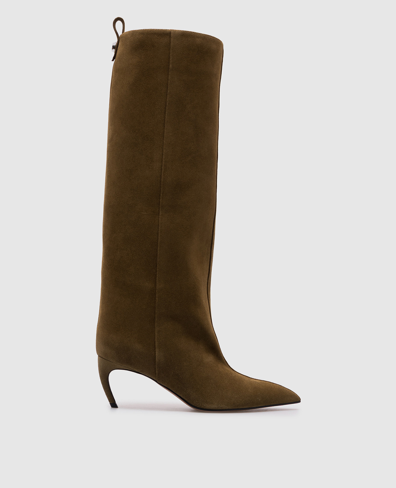 Lea khaki suede boots The Attico
