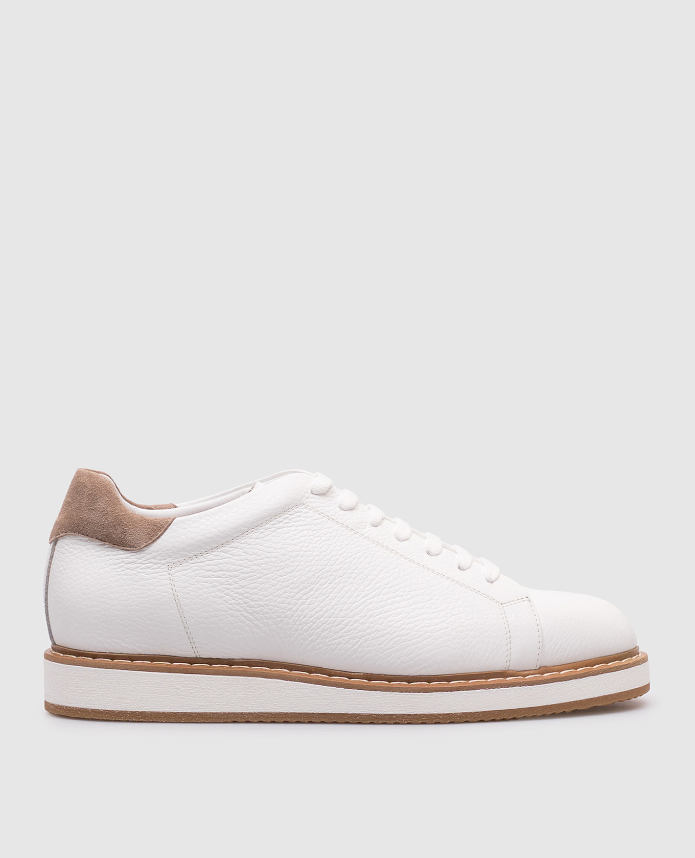 White leather sneakers Pini Parma