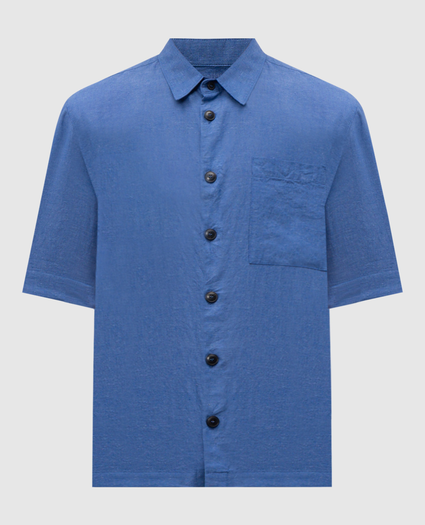 Blue shirt with linen Cashmere&Whiskey
