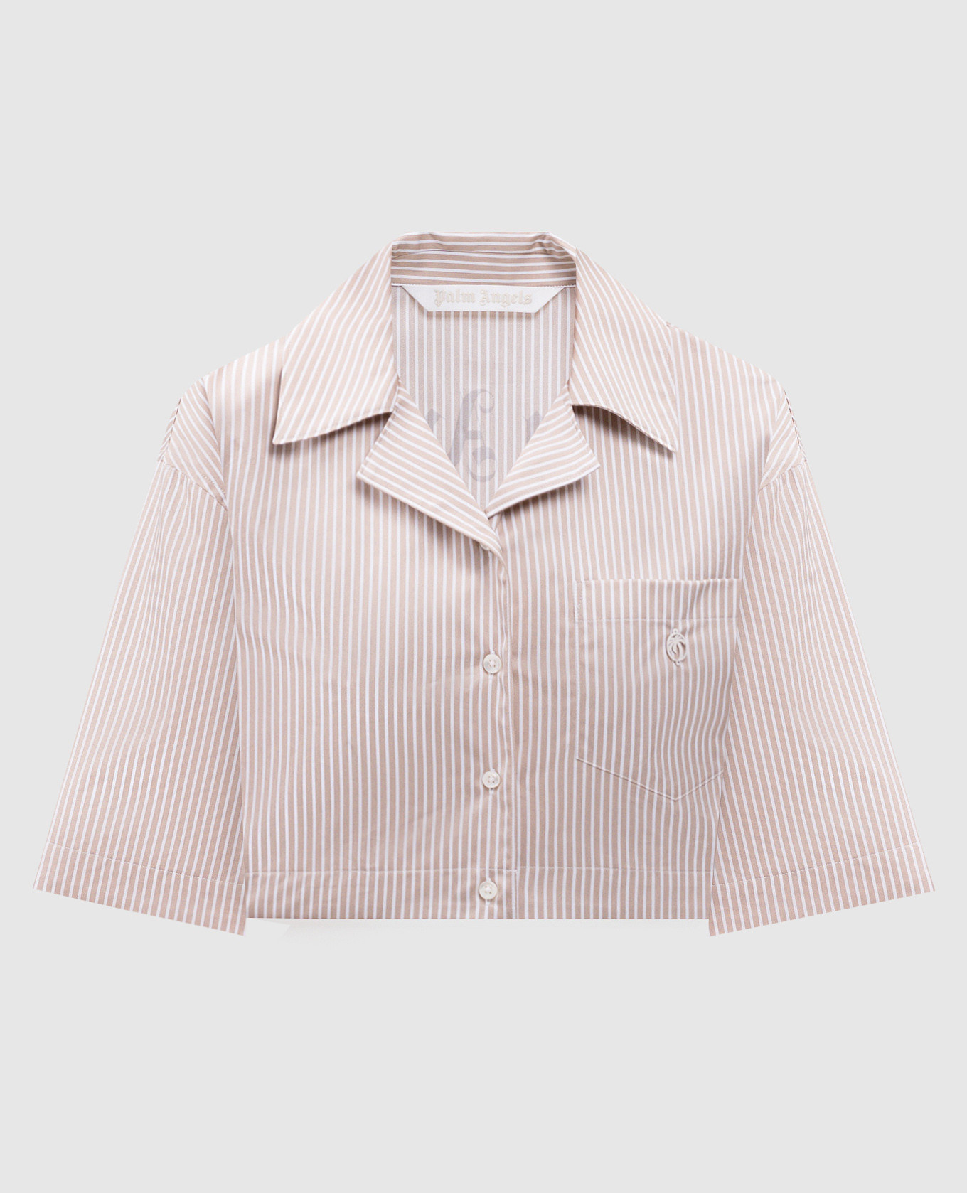 Beige striped blouse Palm Angels