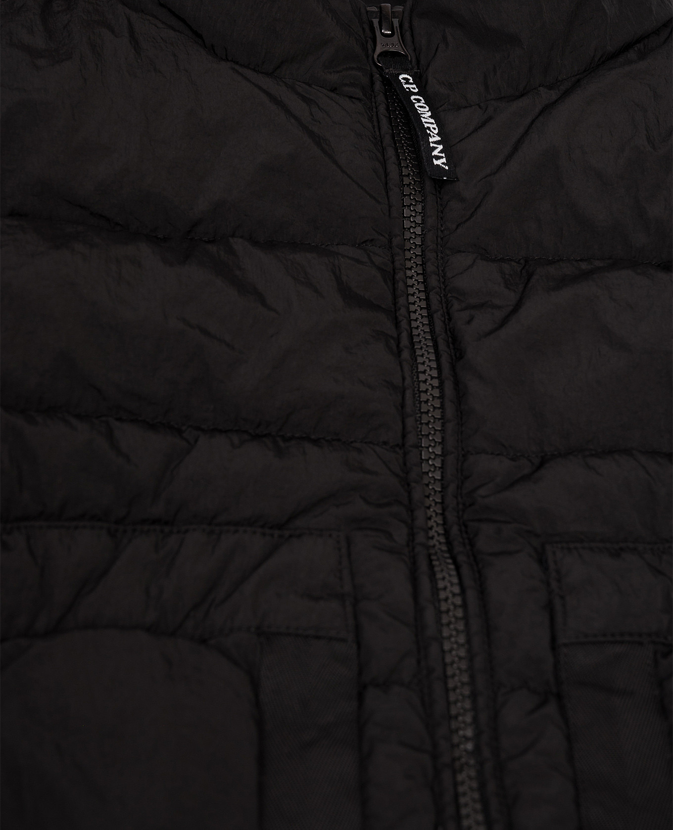 

Children's black vest with logo embroidery C.P. Company