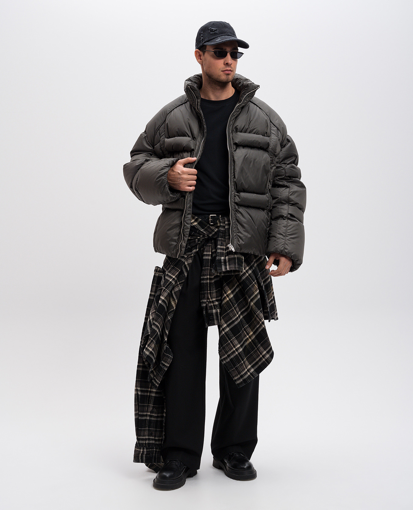 

Green down jacket Juun.j