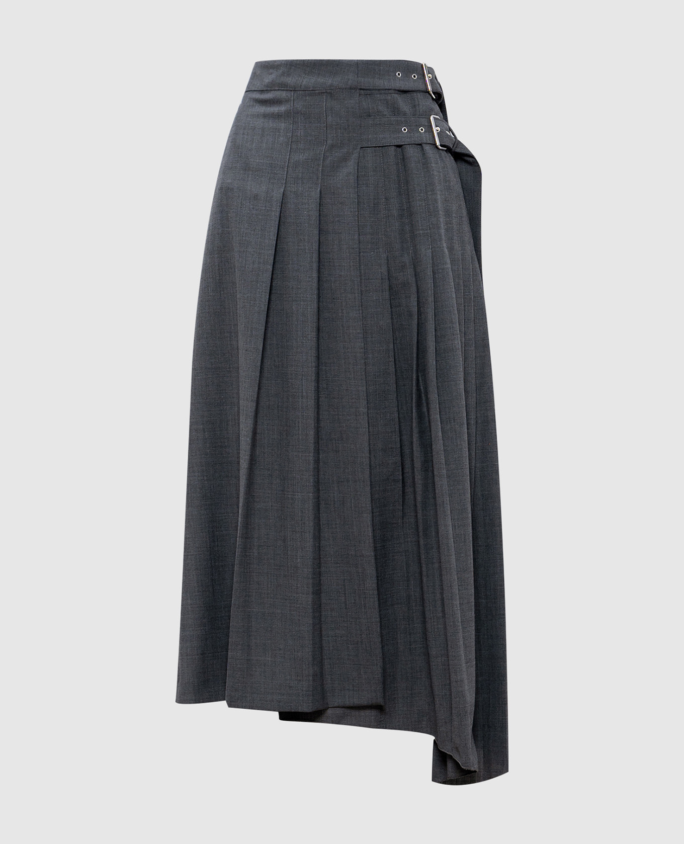 

Gray skirt with a smell of wool Solotre, Grey