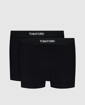 Tom Ford Set of black boxer shorts with logo T4XC31040